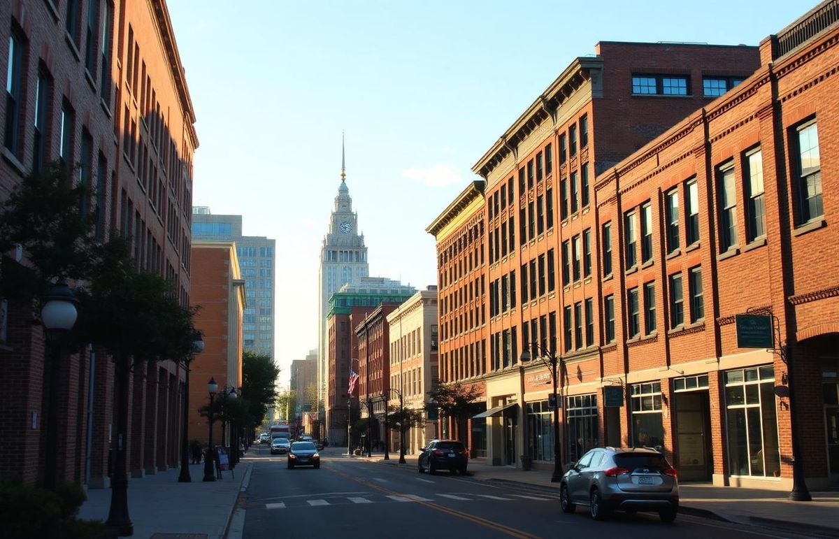 Downtown Montgomery, Alabama near the firm's Washington Avenue office
